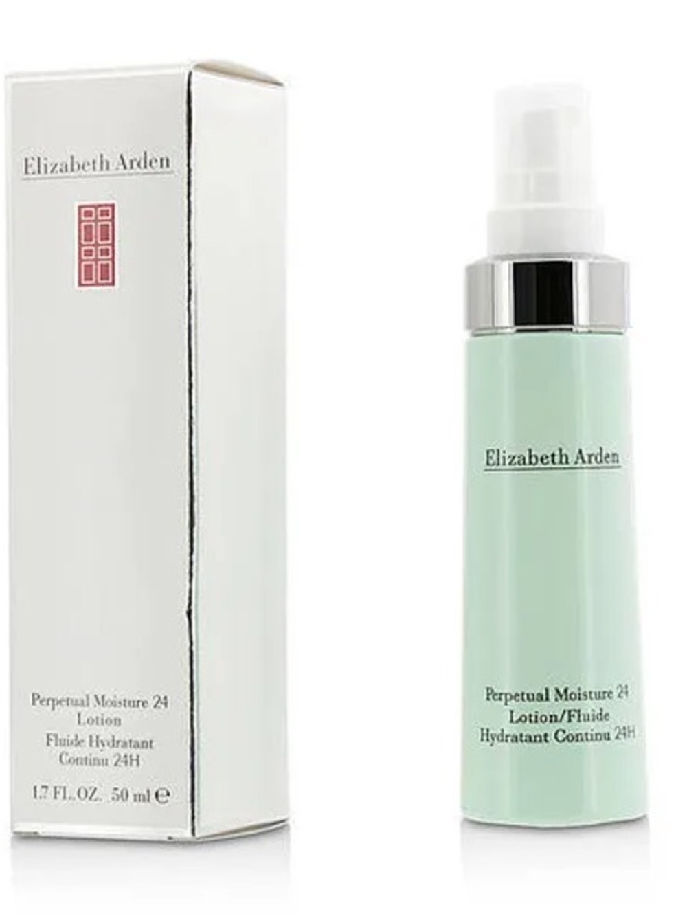 Elizabeth Arden Perpetual Moisture 24 Lotion - Mint Green Pump Bottle